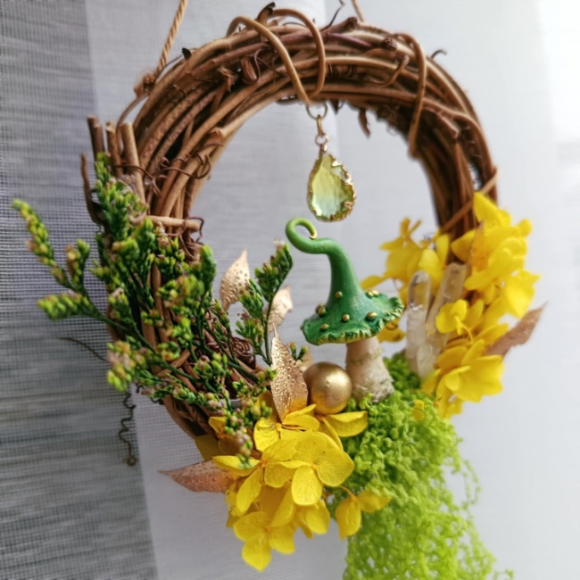 Couronne "Eclat de Pintemps"